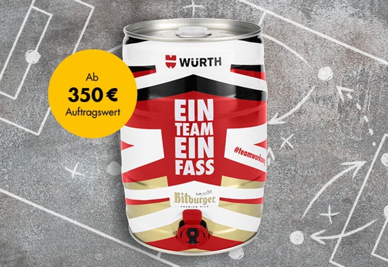 Zugabe Bierfass