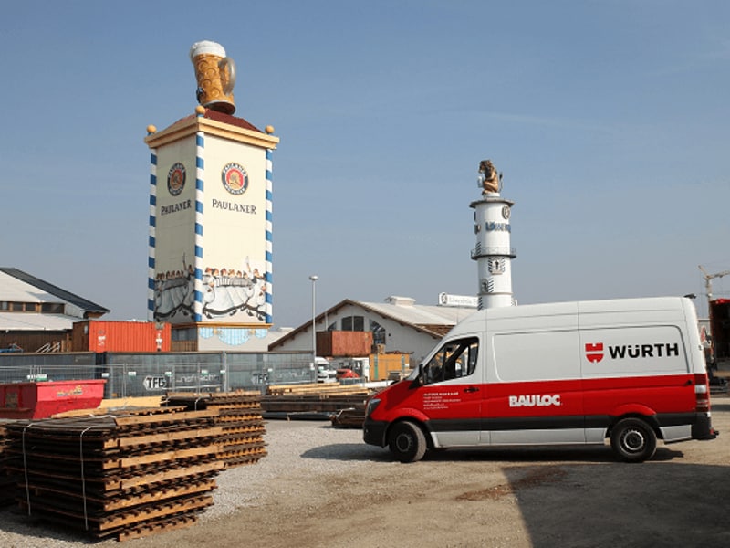 Würth auf der größten Baustelle Münchens