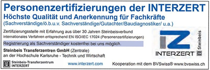 Interzert Qualifizierung
